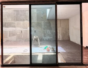 rel sliding door aluminium rumah pintu aluminium macet pada rel sistem pintu aluminium modern