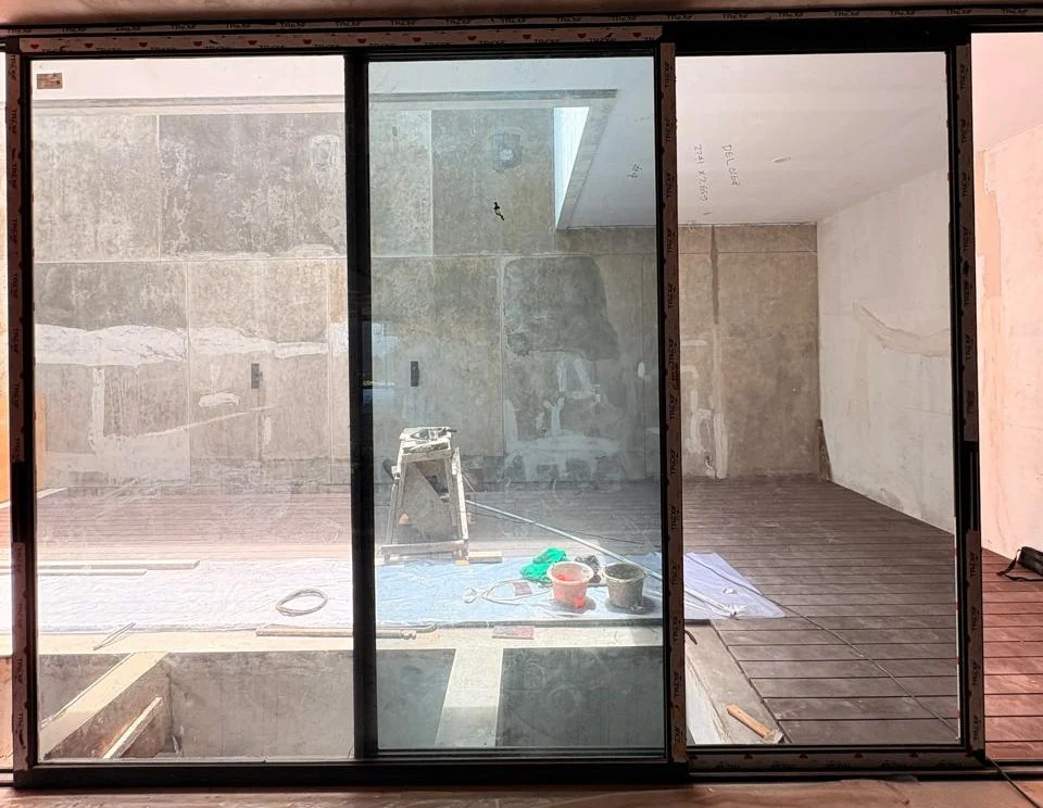 rel sliding door aluminium rumah pintu aluminium macet pada rel sistem pintu aluminium modern