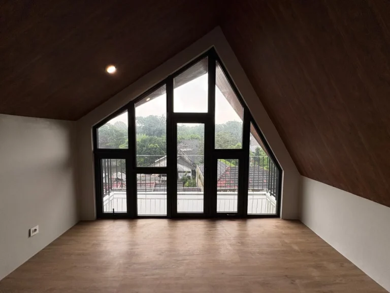 modern house aluminium large opening natural light living room aluminium door indoor outdoor connection aluminium system